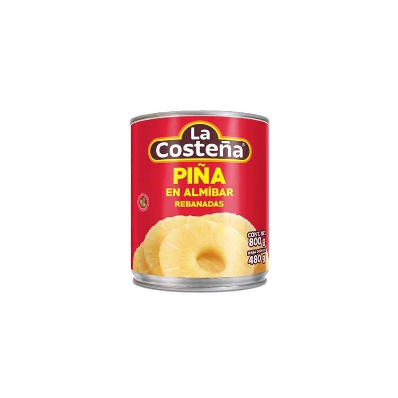 Piña Rebanada Costeña 12 de 800g