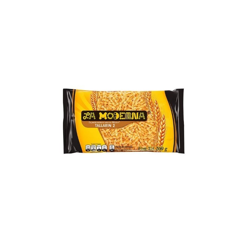 Pasta Tallarin No. 2 20/200 Gr. Moderna