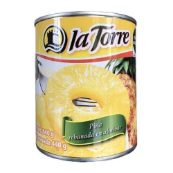 Piña Rebanada Lata 820 Gr. Torre