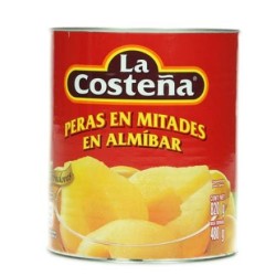 Peras Mitades Costeña Lata 800g