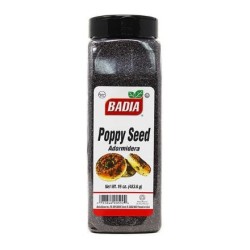 Poppy Seed Semilla de Amapola Badia de 453 g (Adormidera)