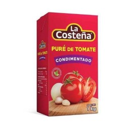 Pure de Tomate La Costeña condimentado Tetra 12 de 1 Kg