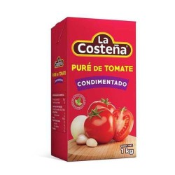 Pure de Tomate La Costeña condimentado Tetra 12 de 1 Kg
