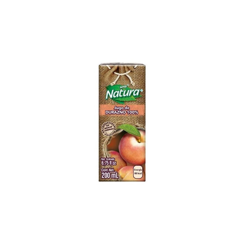 REMATE Jugo 100% Durazno Natura Minibrick 40 de 200 mL  (IEPS INC)