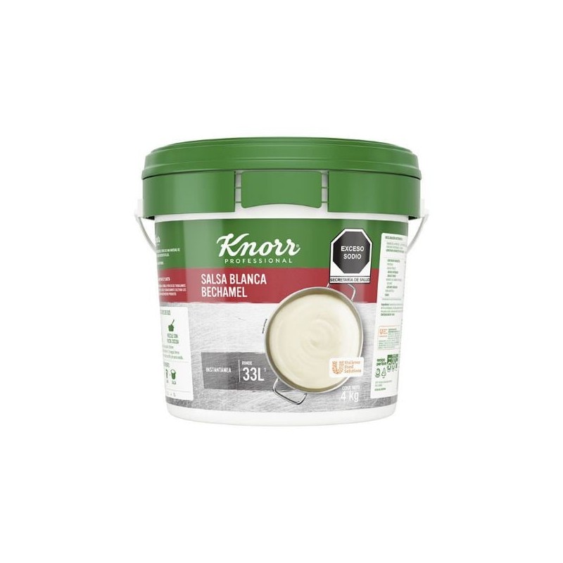 Salsa Bechamel Knorr Cubeta 4 Kg