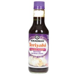 Salsa Teriyaki con Ajo Asado Fco. 283 Ml. Kikkoman