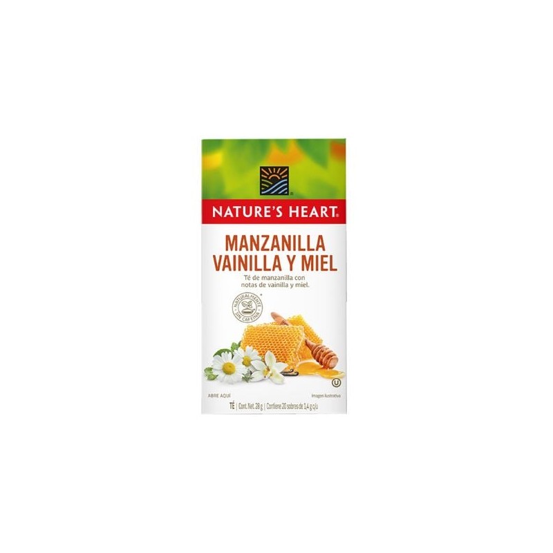 Te de Manzanilla Vainilla y Miel Natures Heart 20 sobres/1.4grs