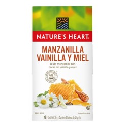 Te de Manzanilla Vainilla y Miel Natures Heart 20 sobres/1.4grs