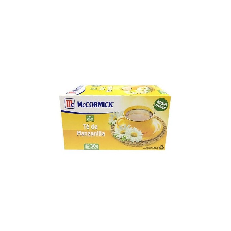 Te Manzanilla McCormick con 25 sobres