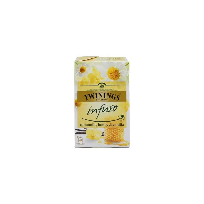 Te Manzanilla Miel Vainilla Twinings paquete 20 sobres