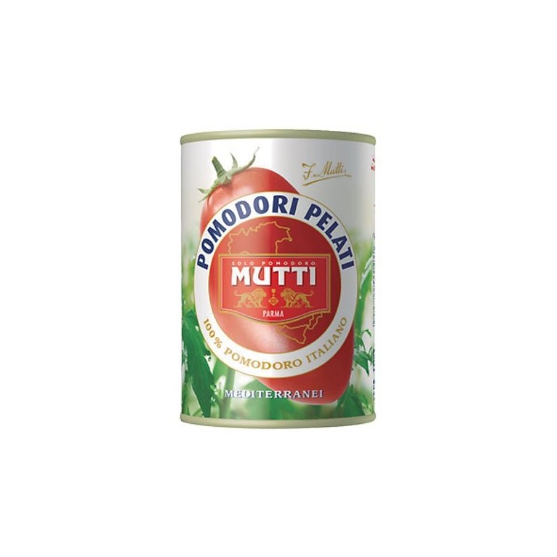 Tomate Entero Pelado Mutti Lata 400g