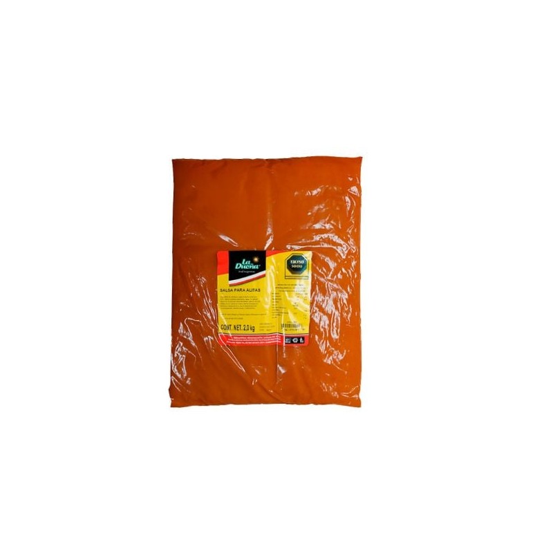 Salsa para Alitas La Dueña bolsa de 2 kg Bufalo