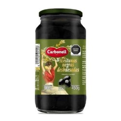 Aceituna Negra DESHUESADA Loreto de 900 g Fco