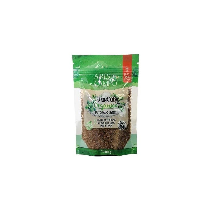 Sazonador Sal y Oregano Silvestre Aires del Campo 80g