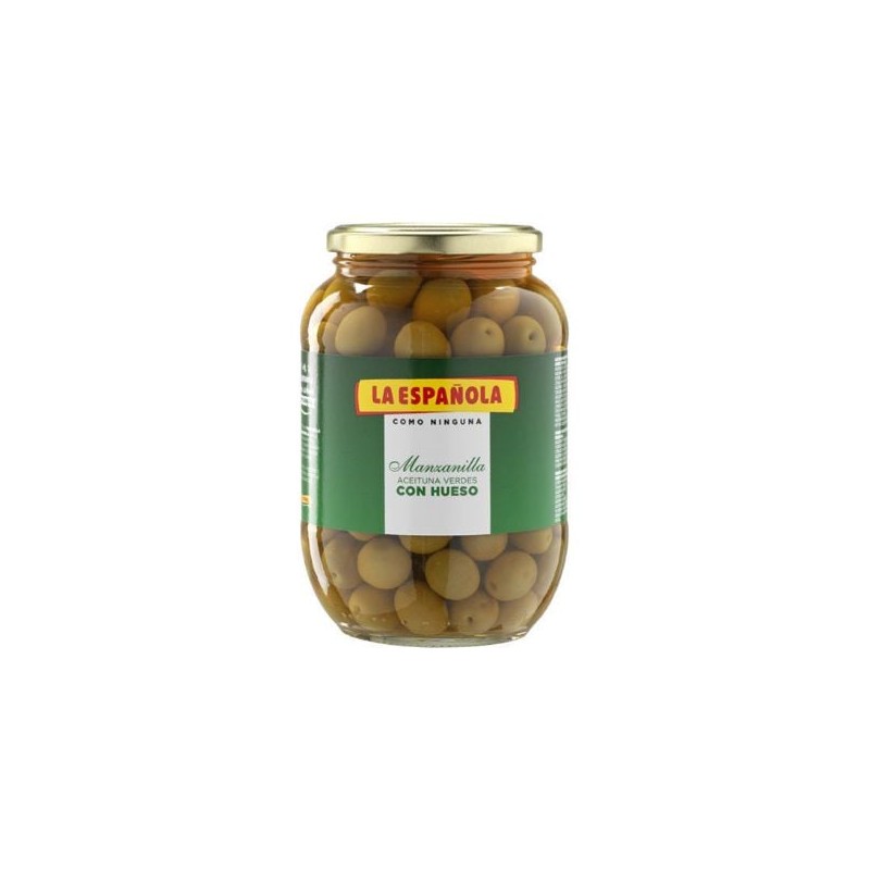 Aceituna Verde con Hueso La Española 835 Fco