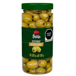 Aceituna Verde Deshuesada Bufalo 220 g Fco.