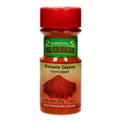 Pimienta Cayena Molida fco. 70 grs. EL CRIOLLO