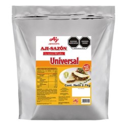 Sazonador Pollo Universal Aji-Sazon bolsa de 2.7Kg
