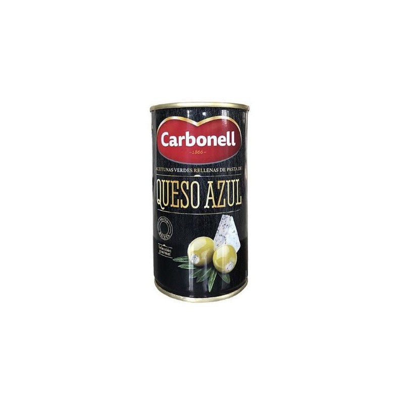 Aceituna Verde Rellena de Queso Azul Carbonell Lata 350 g