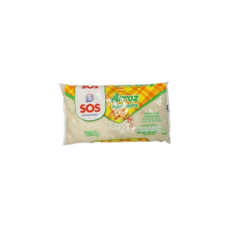 Arroz Grano Largo SOS 1 Kg Super Extra