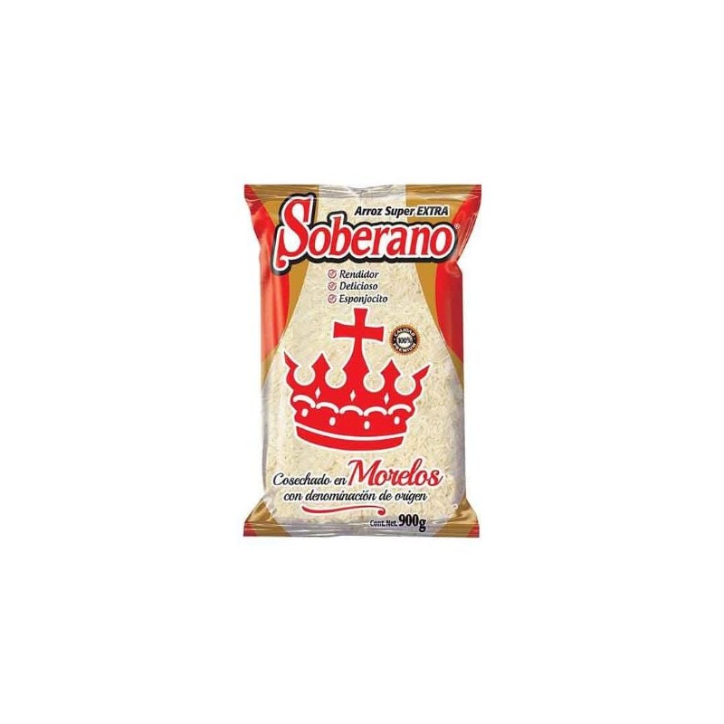 Arroz Morelos Soberano 900 g Bolsa