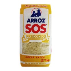 Arroz precocido SOS 1 Kg