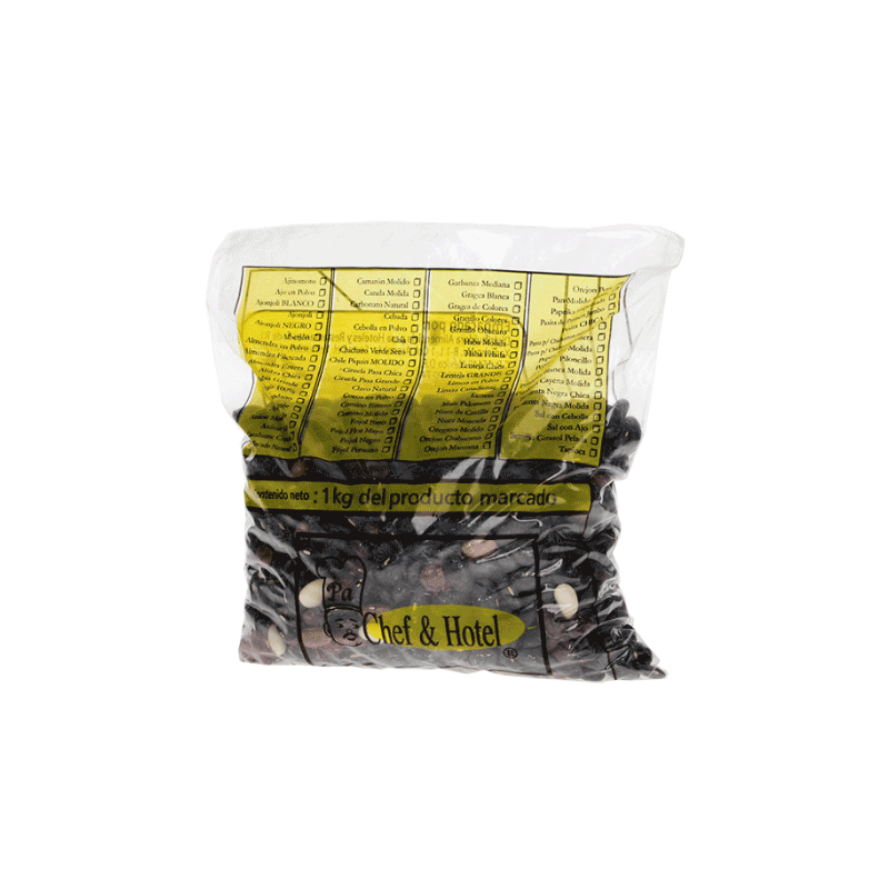 Ayocote Negro/Morado bolsa de 1kg