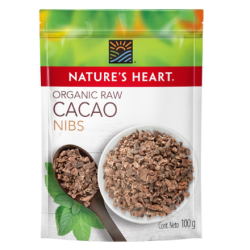 Cacao Organico Nibs Natures Heart 10 pz de 100 gramos