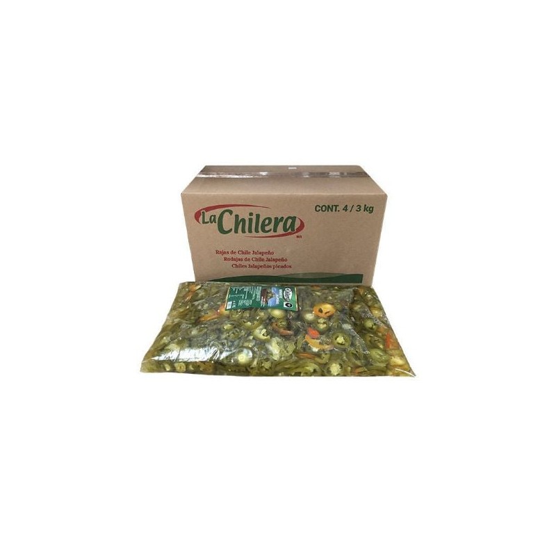 Chiles Nachos La Chilera 4 Volpack de 3 Kg