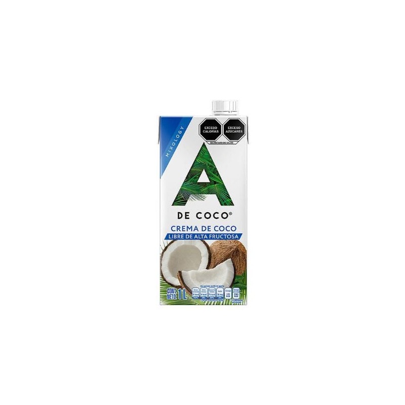 Crema de coco A de Coco 12 de 1 Lt Tetrapack