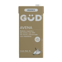 Leche de Avena GUD 12 pz de 1 Lt (sin azucar) Producto Organico