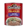 Frijoles bayos refritos La Costeña 6 latas de 3 kg