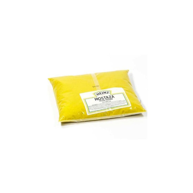Mostaza Heinz POUCH 4 de 3 Kg