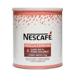 Nescafe 1 Kg Bote Blanco Mezcla Especial Maquina