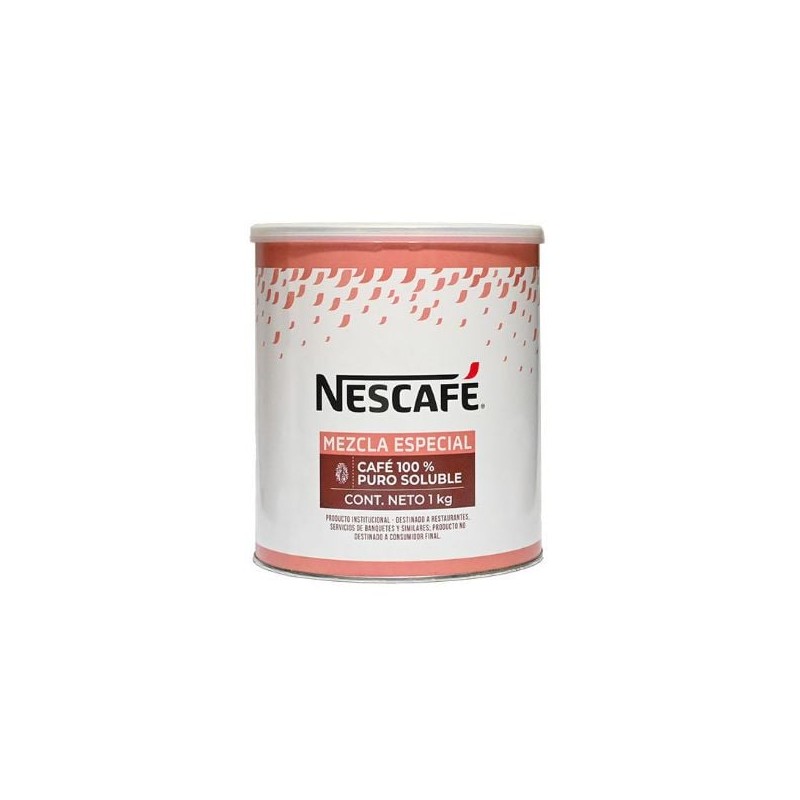 Nescafe 1 Kg Bote Blanco Mezcla Especial Maquina