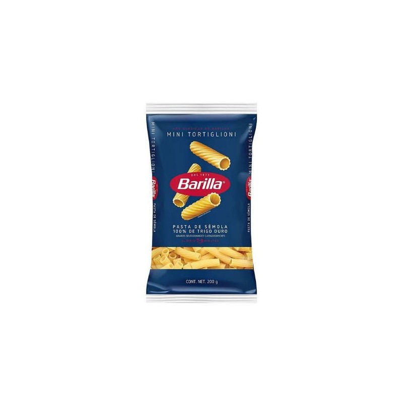 Pasta Mini Tortiglioni 40/200 grs. Barilla