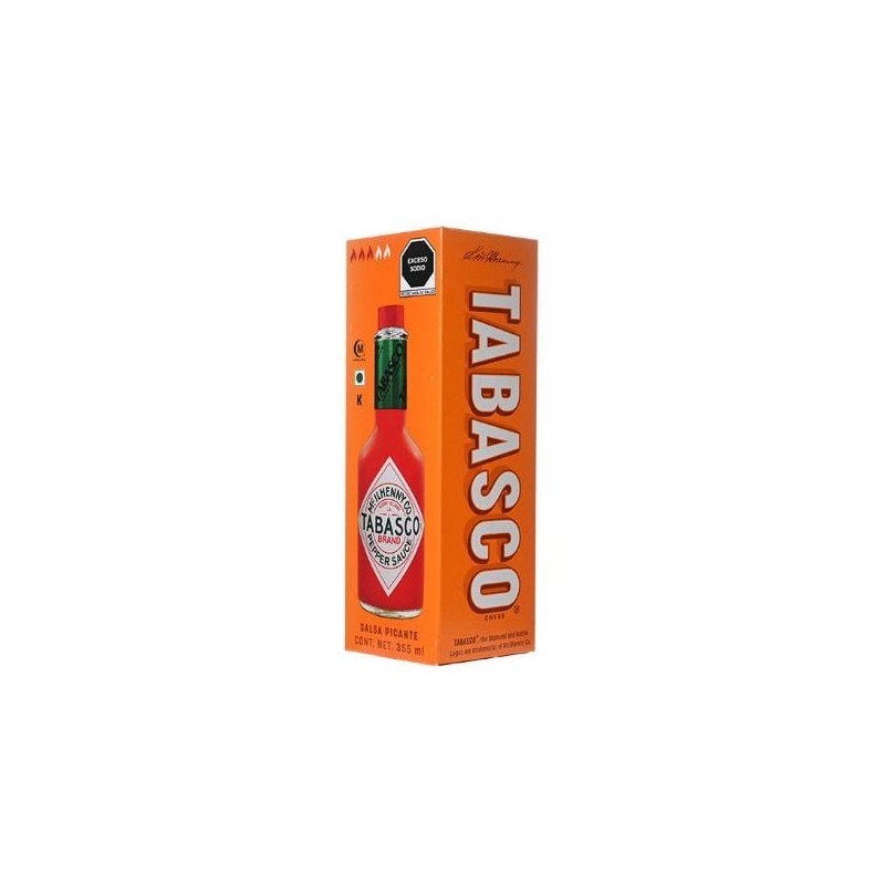 Salsa Tabasco Roja Fco 355 Ml GRANDE